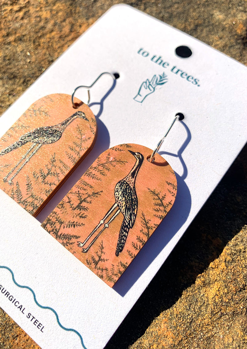 Bushstone Curlew Earrings
