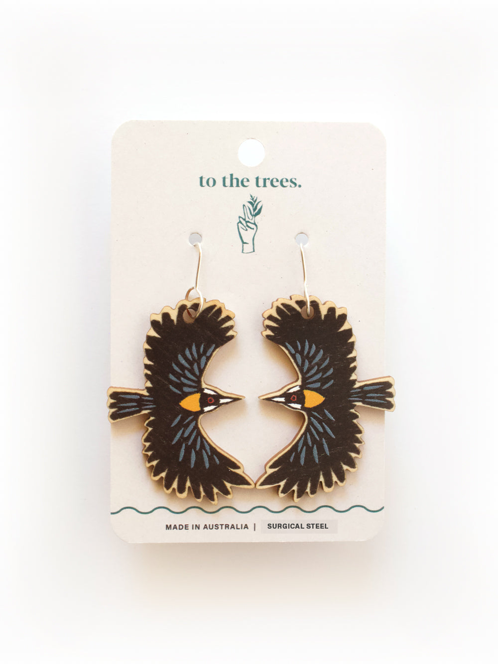 Flying Eastern Spinebill Earrings