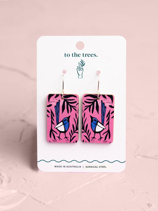 Superb Fairy Wren Earrings