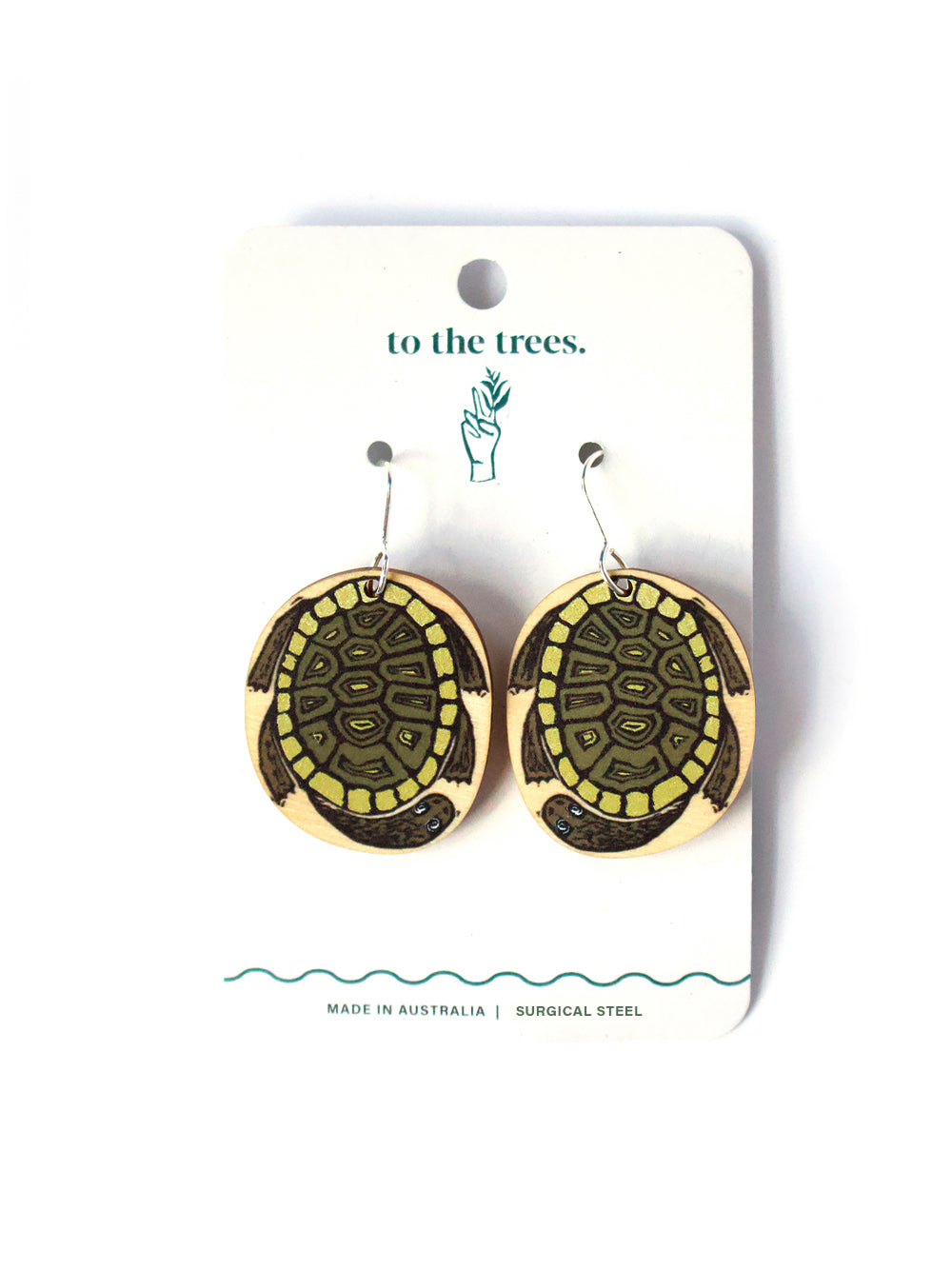 Freshwater Turtle Earrings
