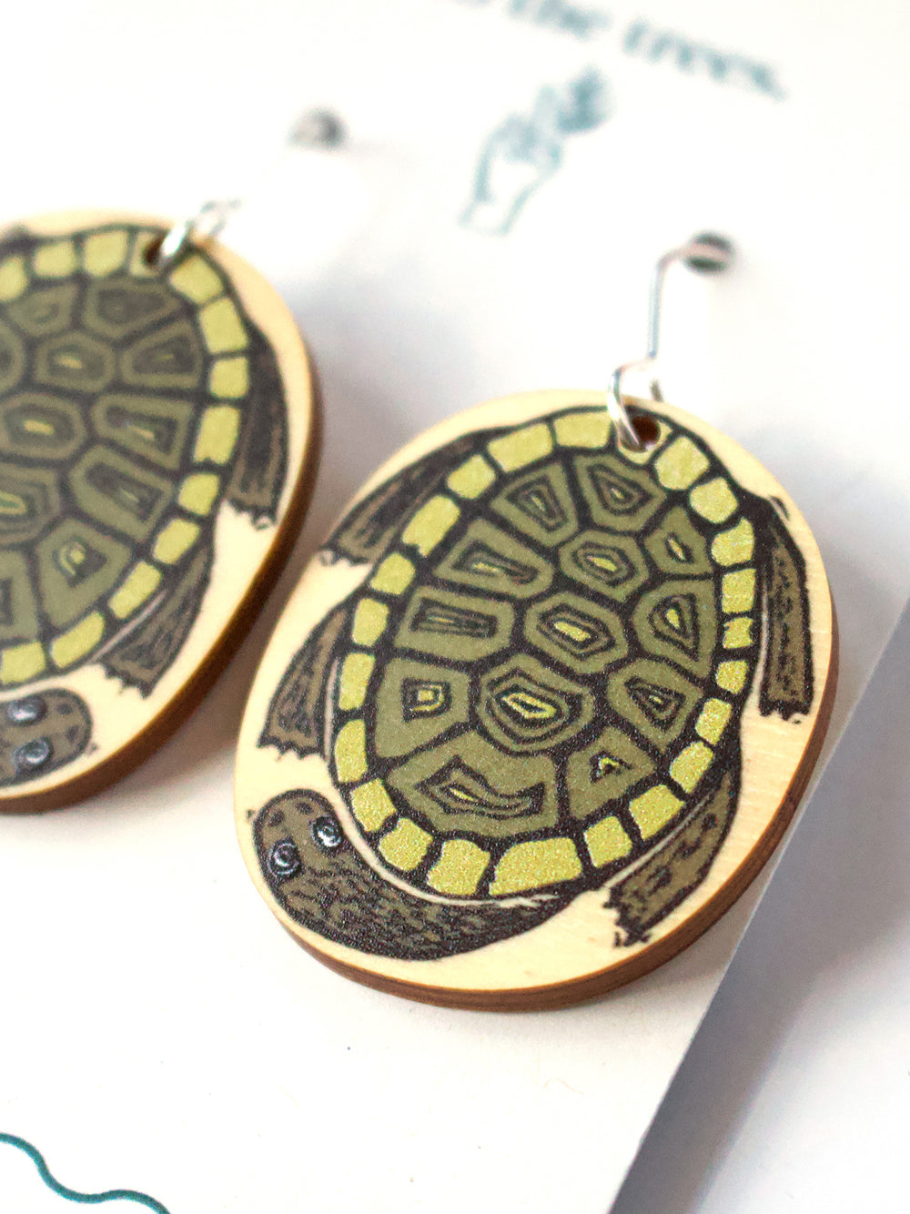 Freshwater Turtle Earrings
