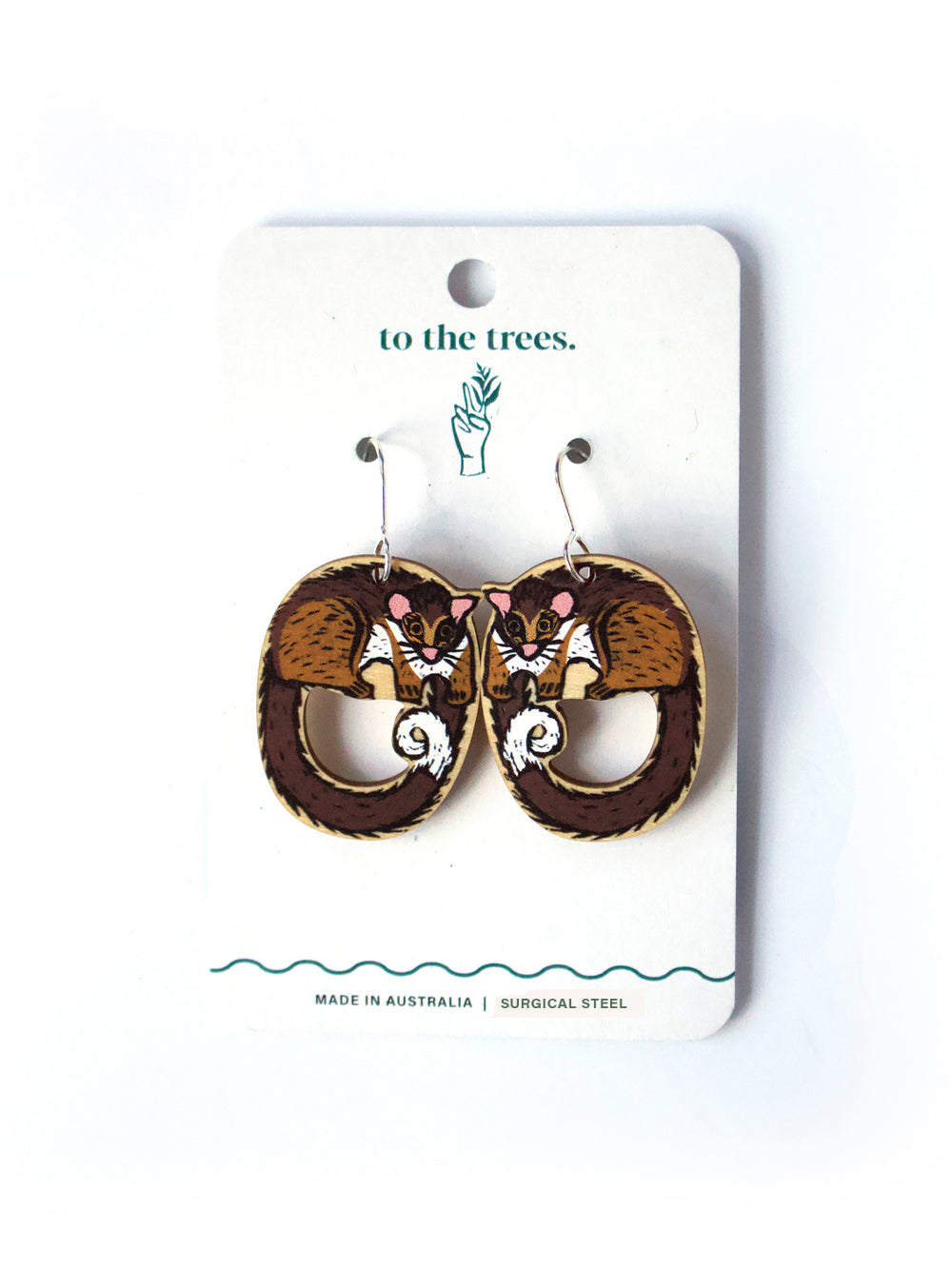 Ring-tailed Possum Earrings