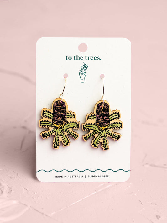 Banksia Seratta Earrings
