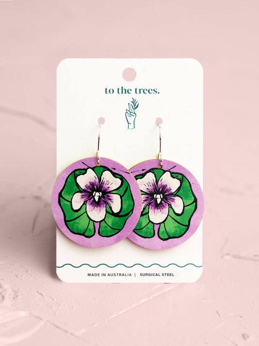 Native Violet Earrings