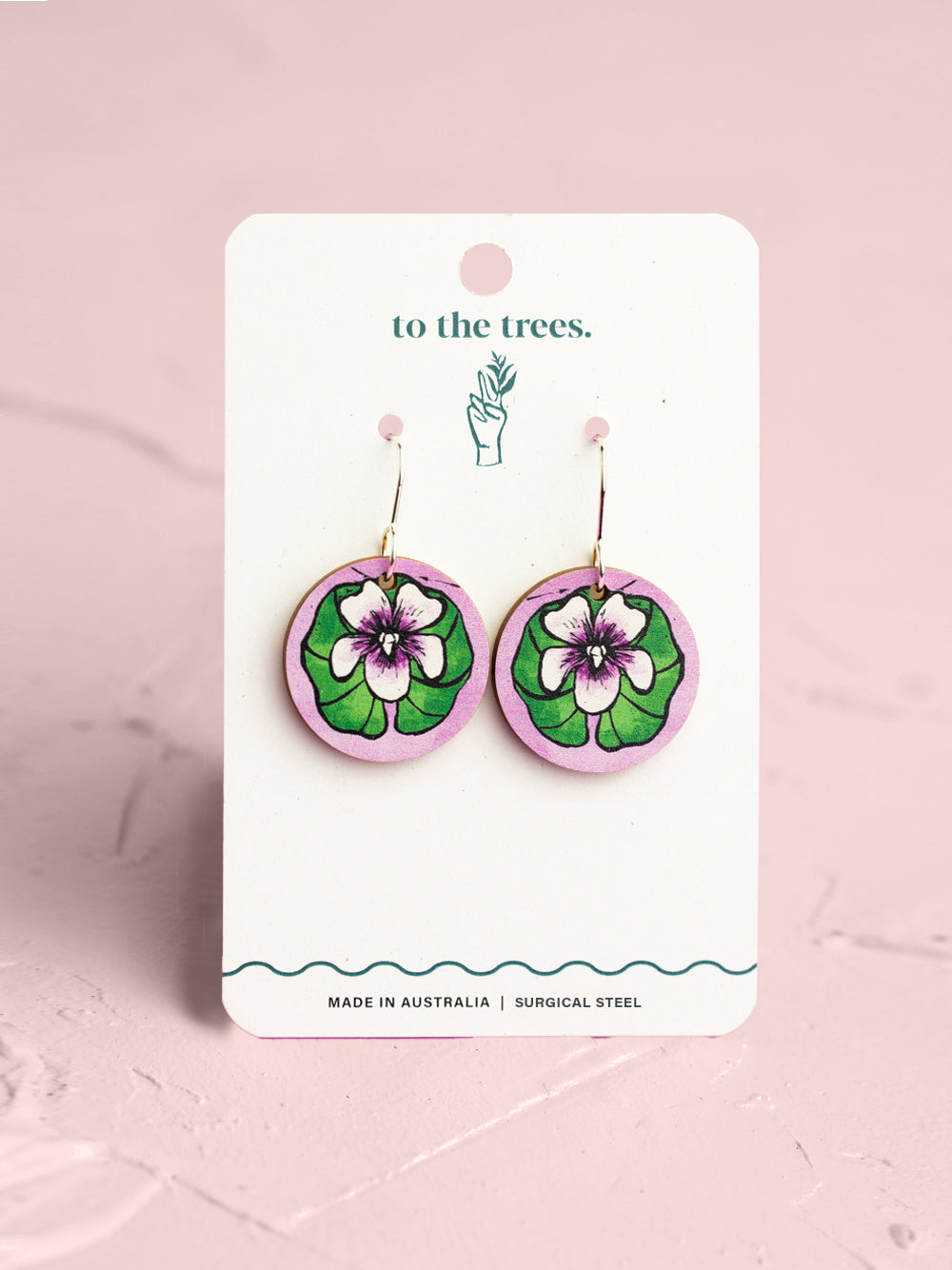 Native Violet Earrings