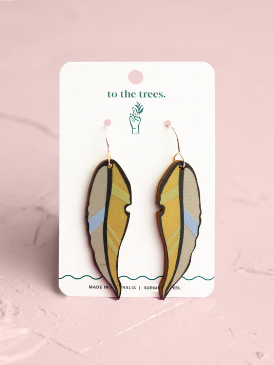 Gum Leaf Earrings