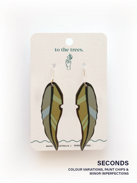 Gum Leaf Earrings (seconds)
