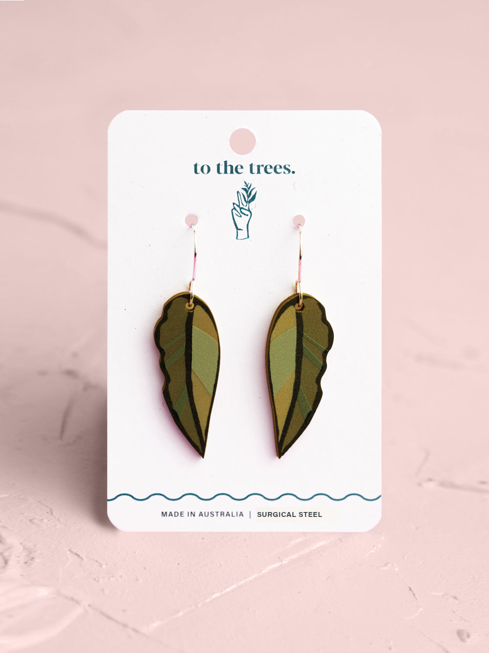 Gum Leaf Earrings