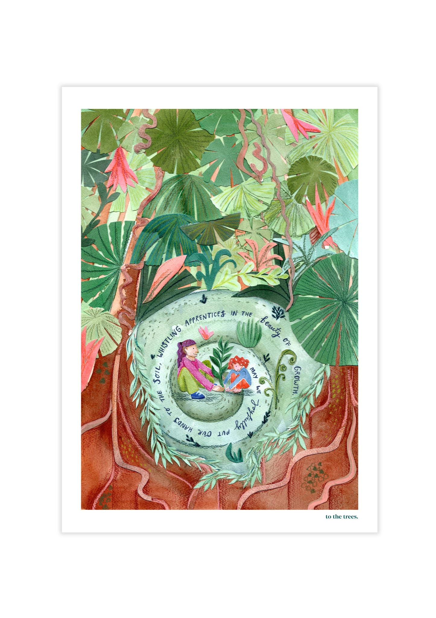 Whistling Apprentices Art Print | Australian Nature Inspired Wall Art