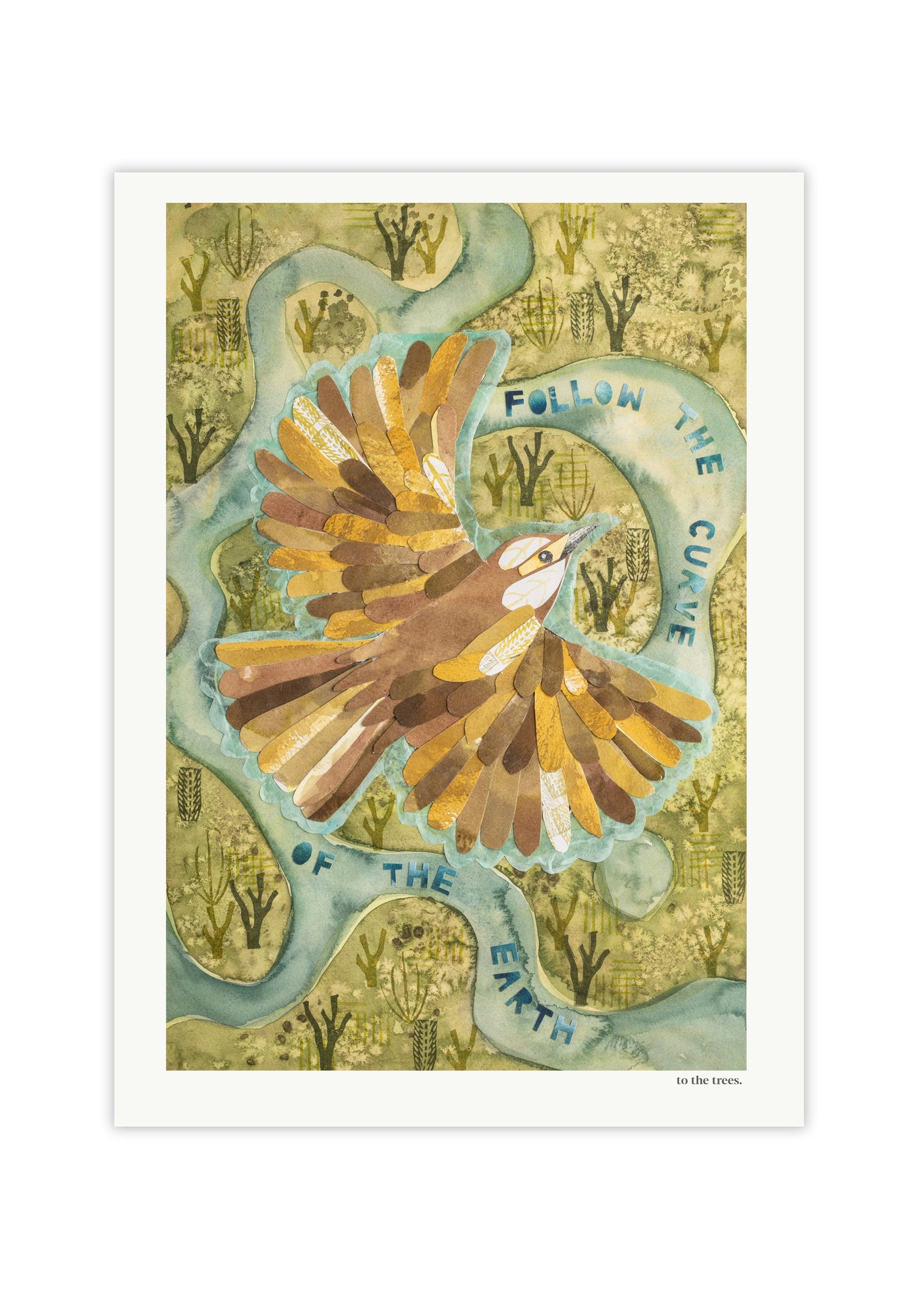Follow the Curve of the Earth Art Print | Australian Landscape Wall Art