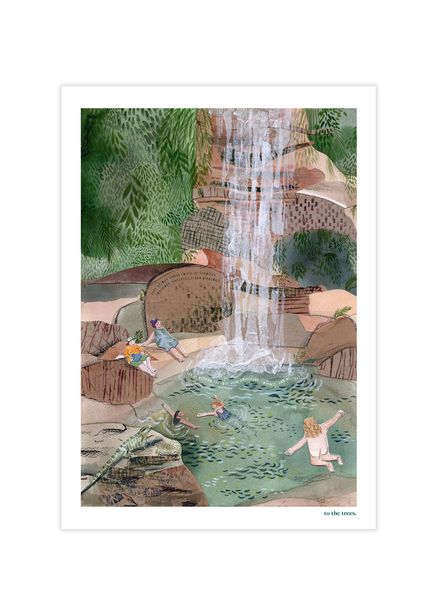 Gratitude Art Print | Australian Nature Inspired Wall Art
