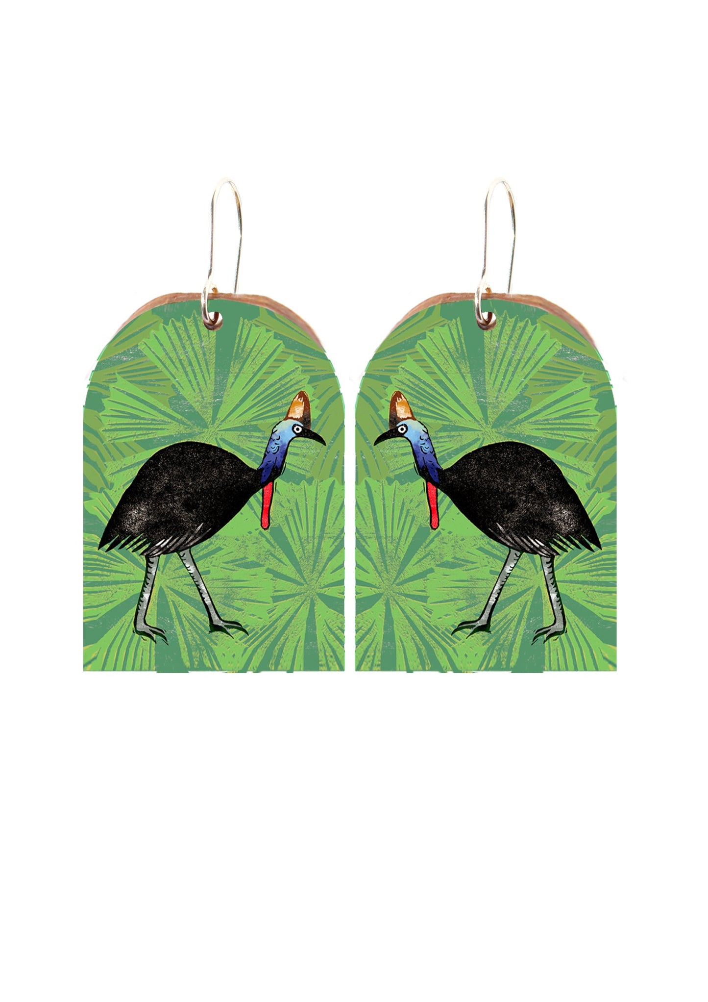 Cassowary Earrings