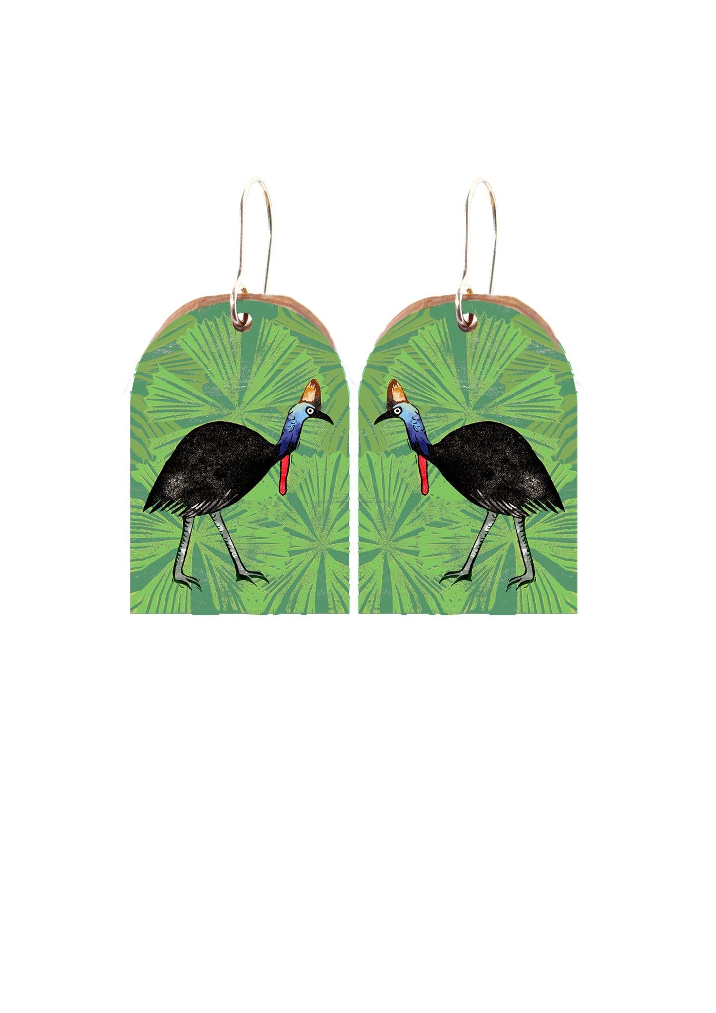 Cassowary Earrings