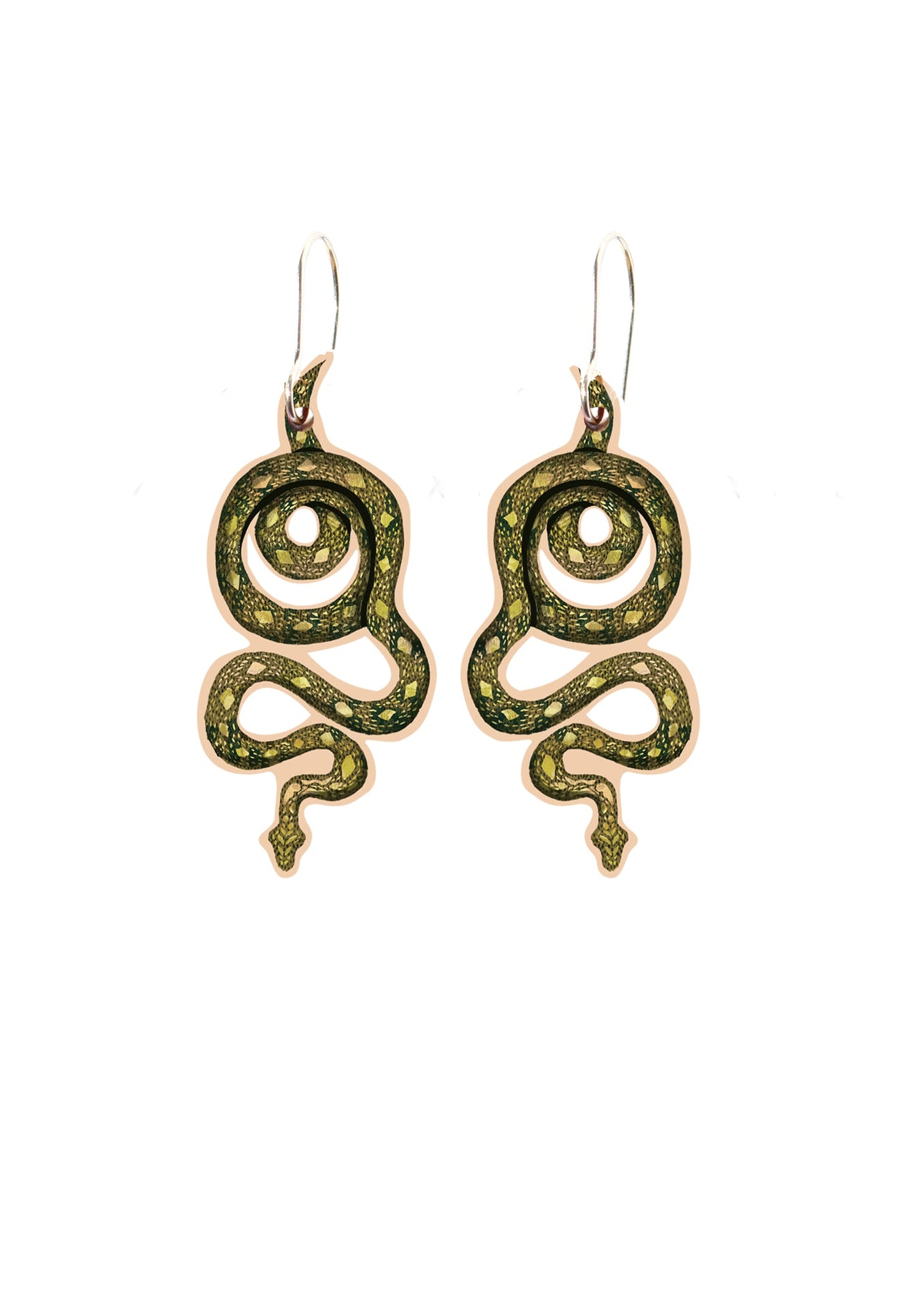 Diamond Python Earrings