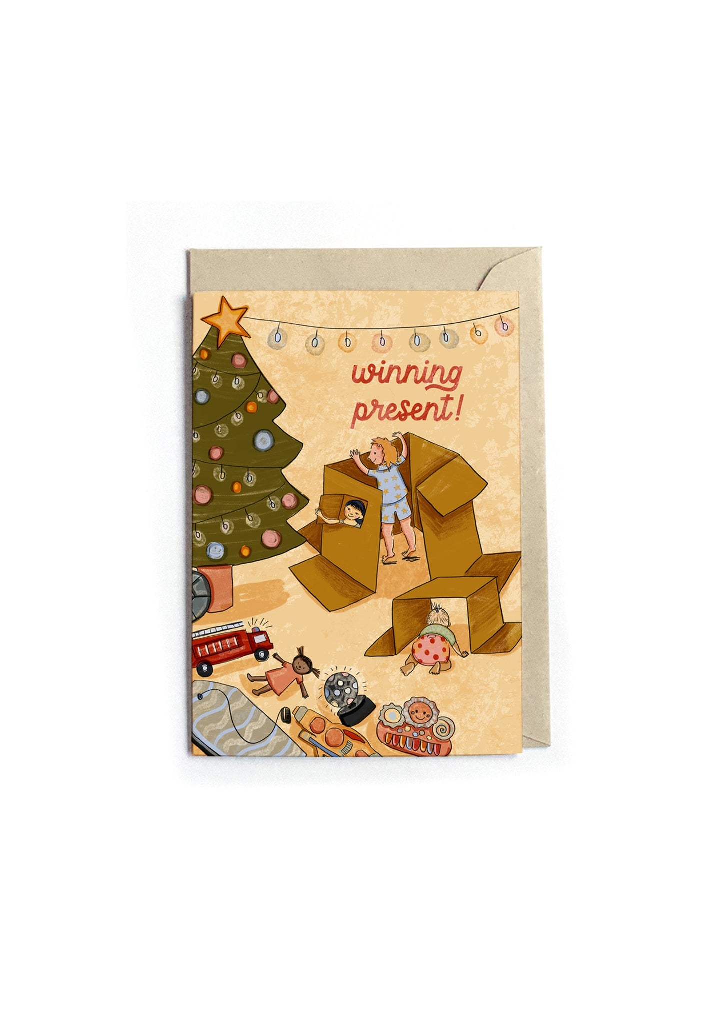 Christmas Card - Winning Present