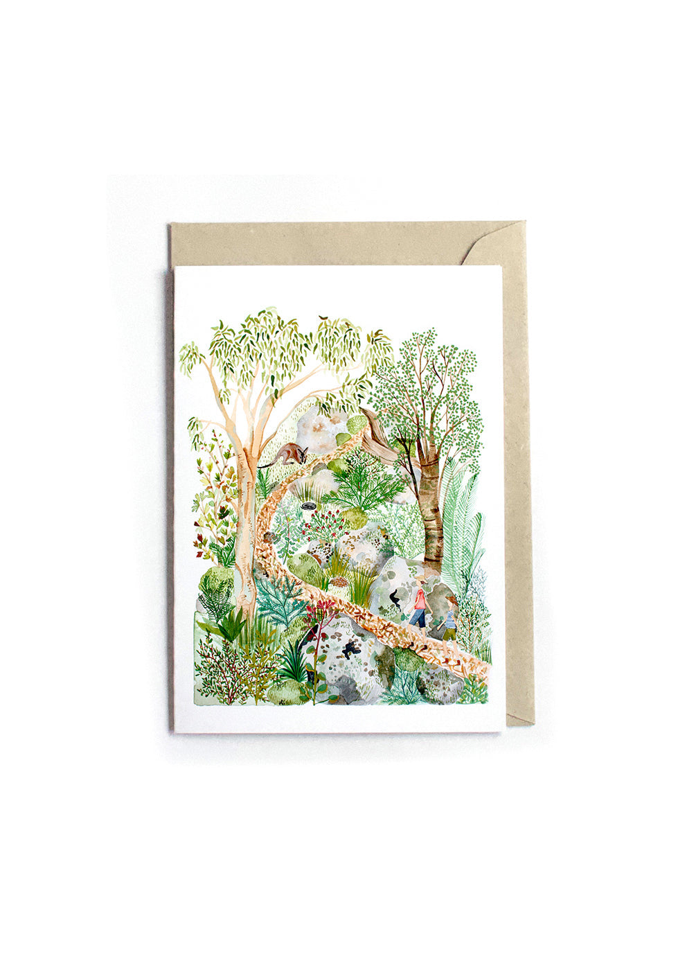 Greeting Card - Bushwalking