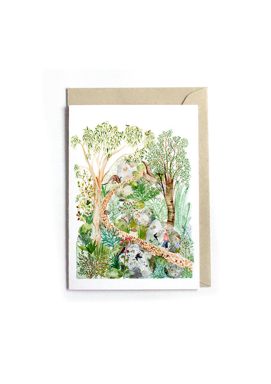 Greeting Card - Bushwalking