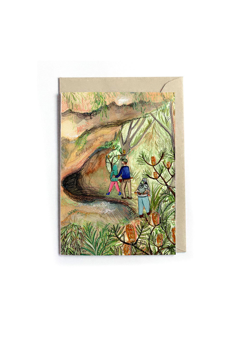 Greeting Card - Cave Walk