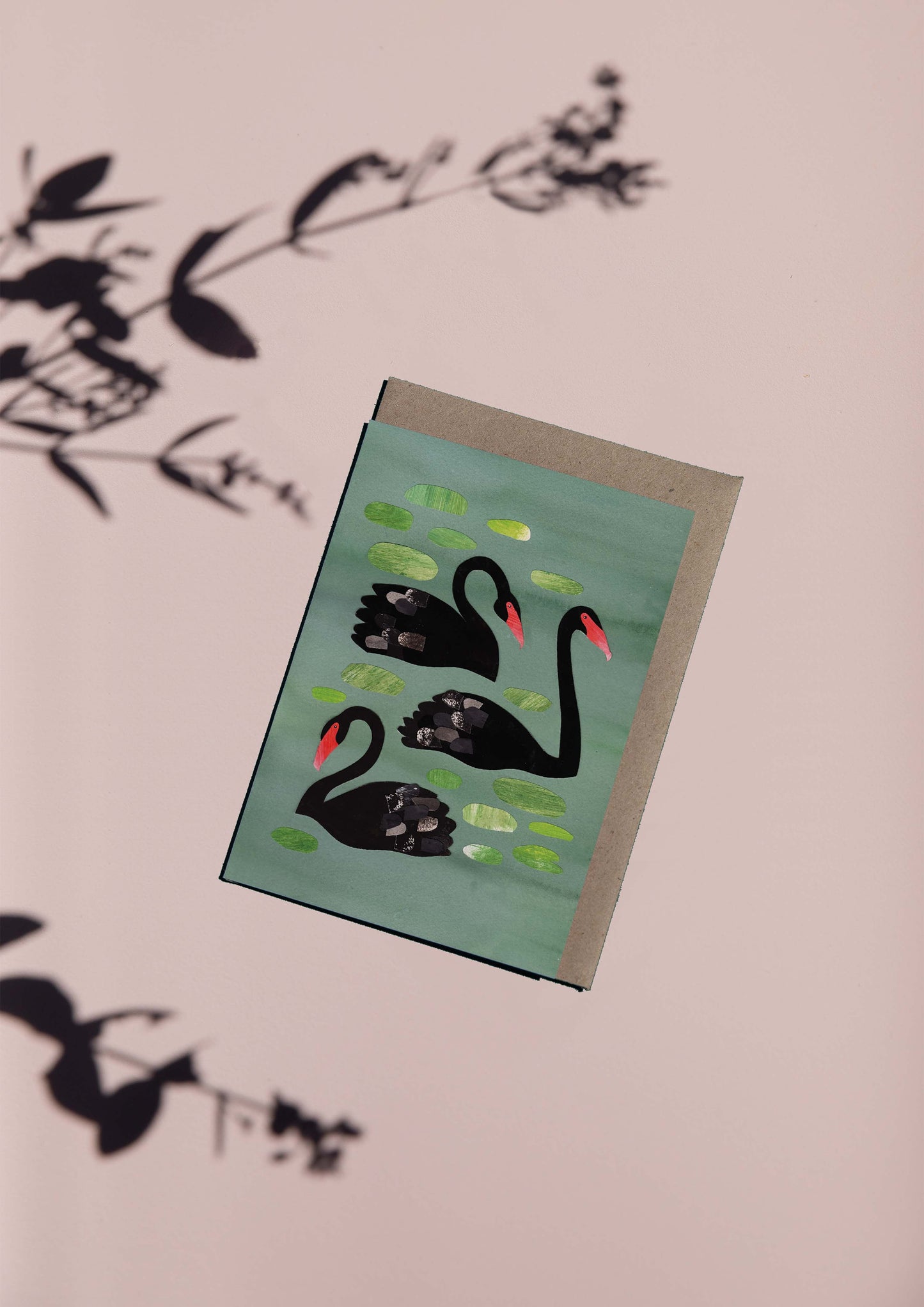 Greeting Card - Black Swans