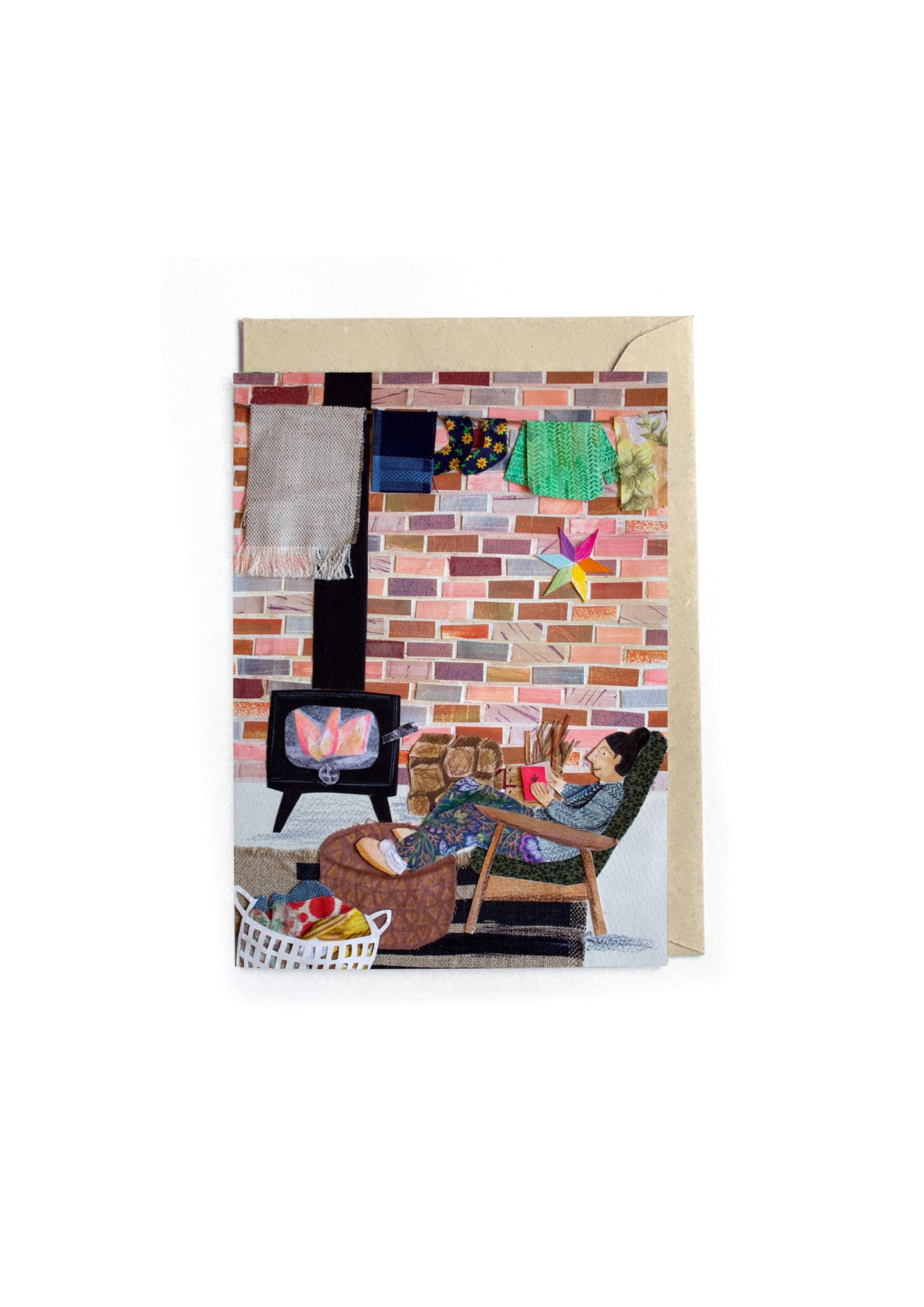 Winter Warmth β Australian Cosy Home Greeting Card | Eco Friendly Blank Card