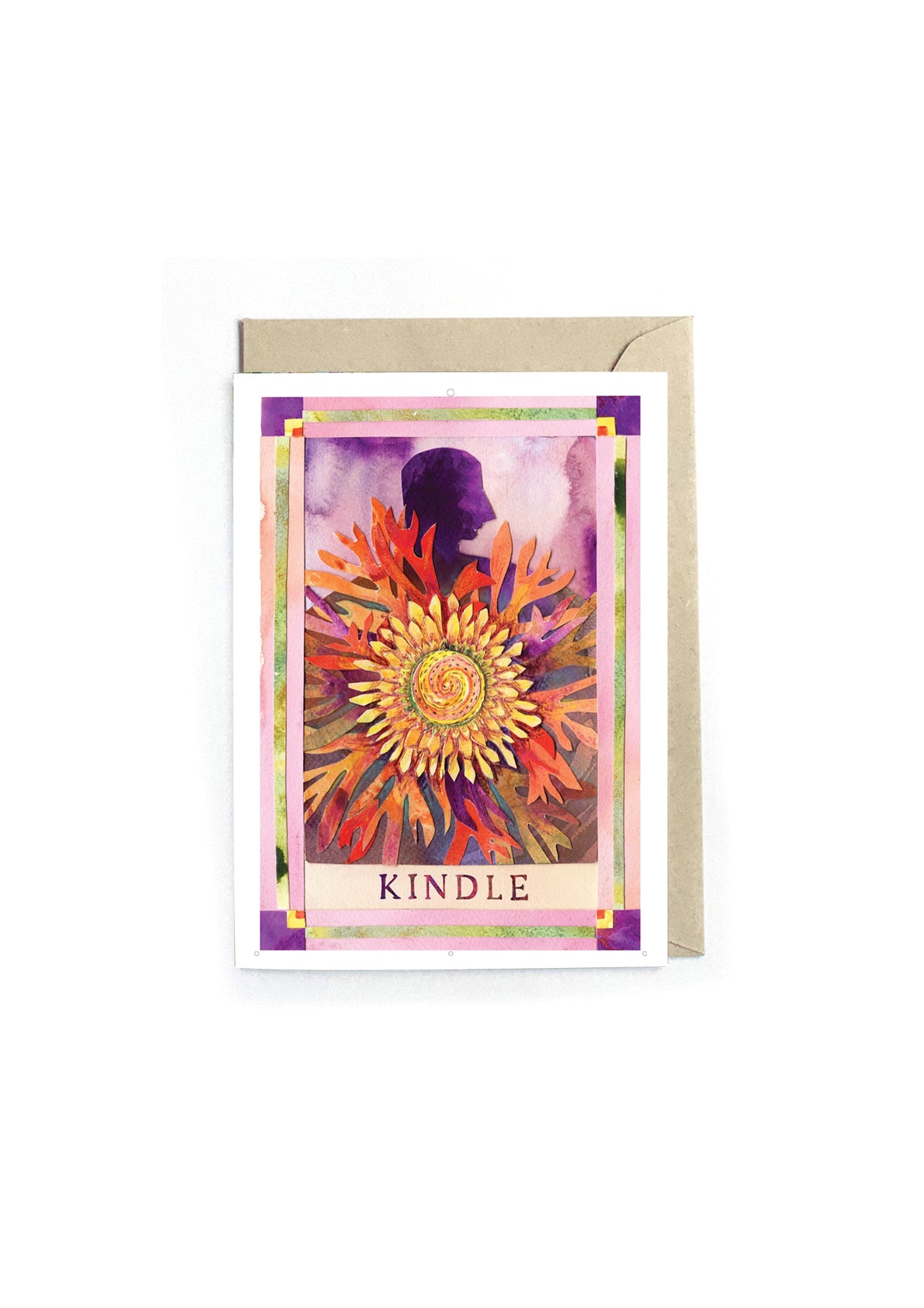 Kindle – Australian Poetry Greeting Card | Nature Magic Collection