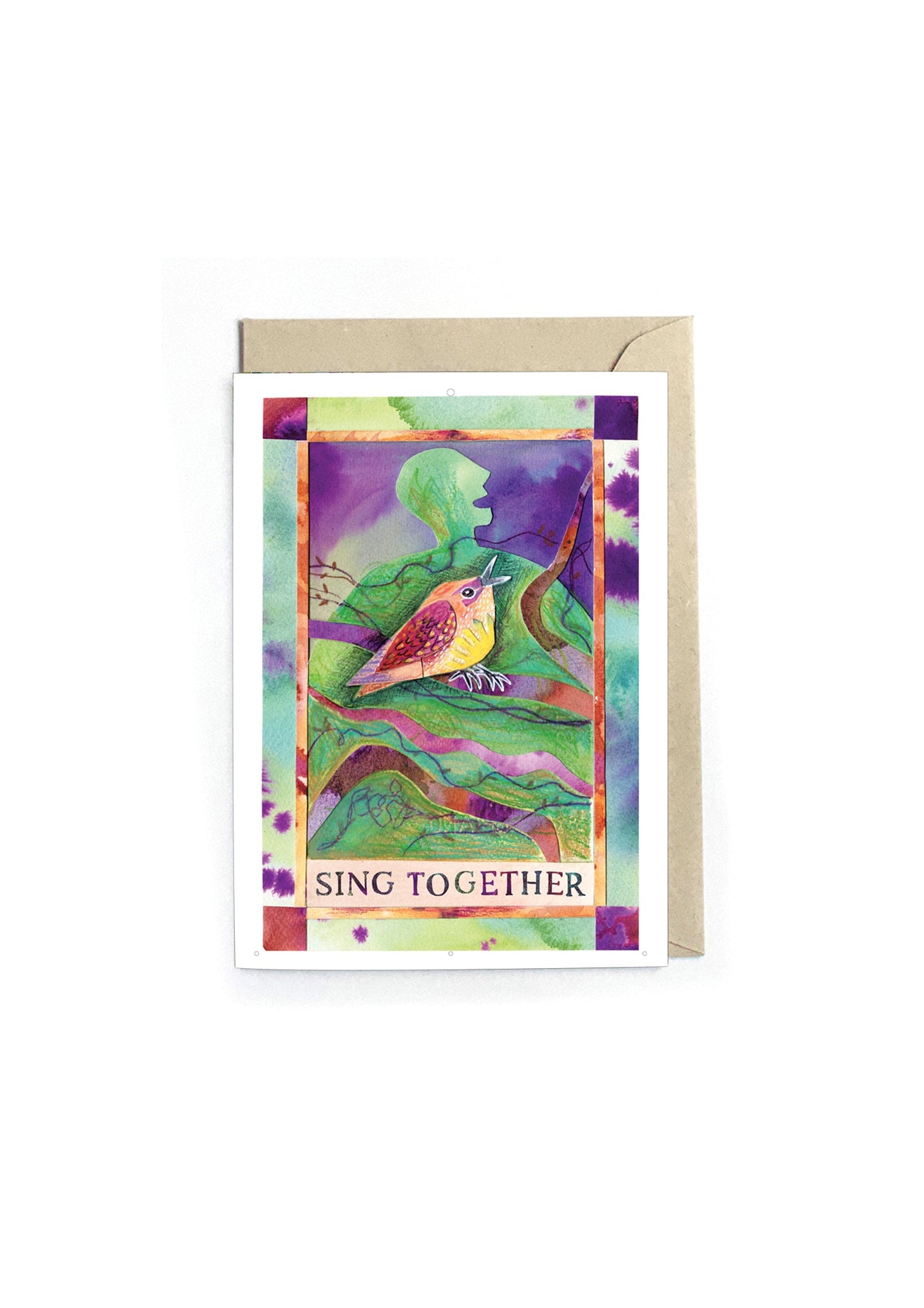 Sing Together โ Nature Magic Poetry Greeting Card