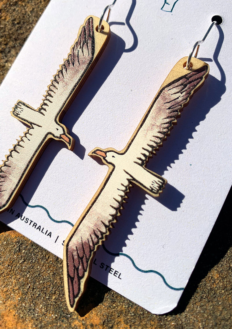 Flying Albatross Earrings