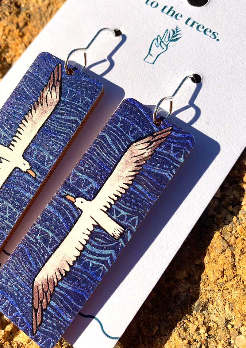 Flying Albatross Earrings