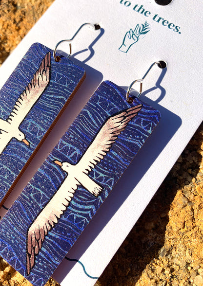 Flying Albatross Earrings