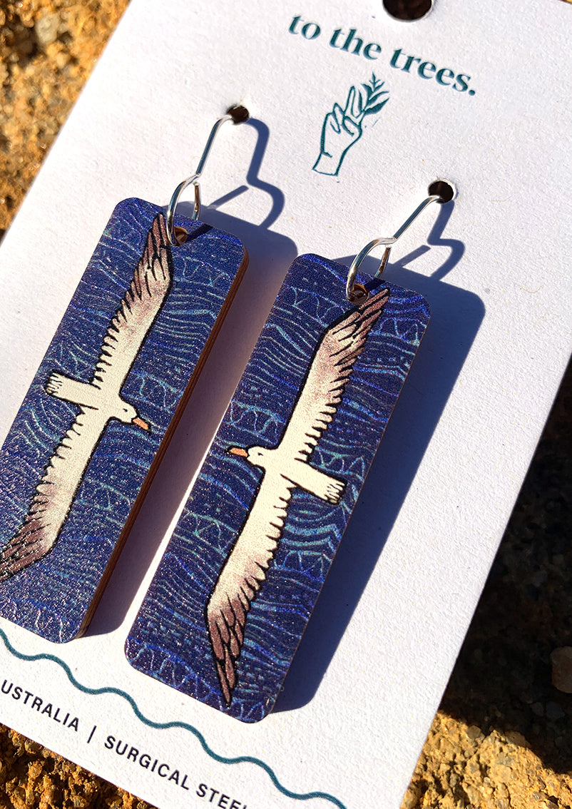 Flying Albatross Earrings