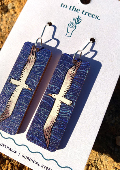 Flying Albatross Earrings