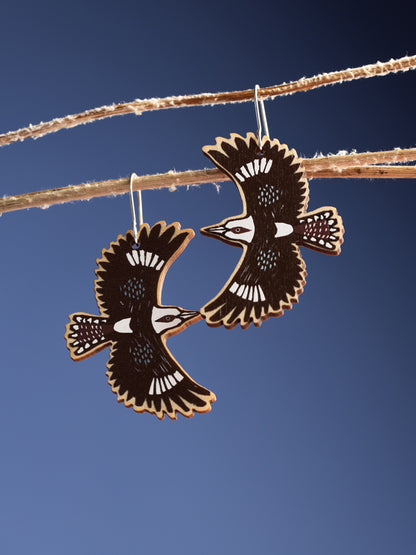 Flying Kookaburra Earrings
