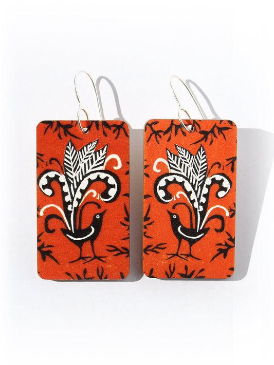 Lyrebird Earrings