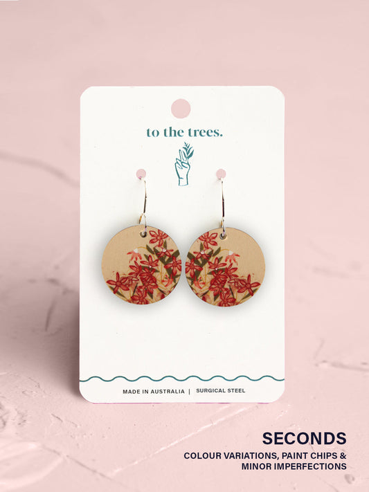 Christmas Bush Earrings (seconds)