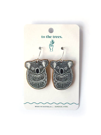 Koala Earrings