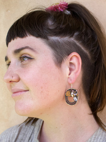 Ring-tailed Possum Earrings