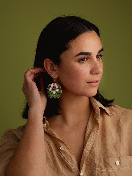 Native Violet Earrings