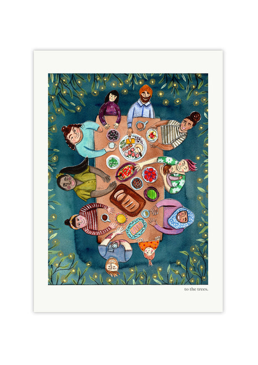 Art Print - Dinner Party
