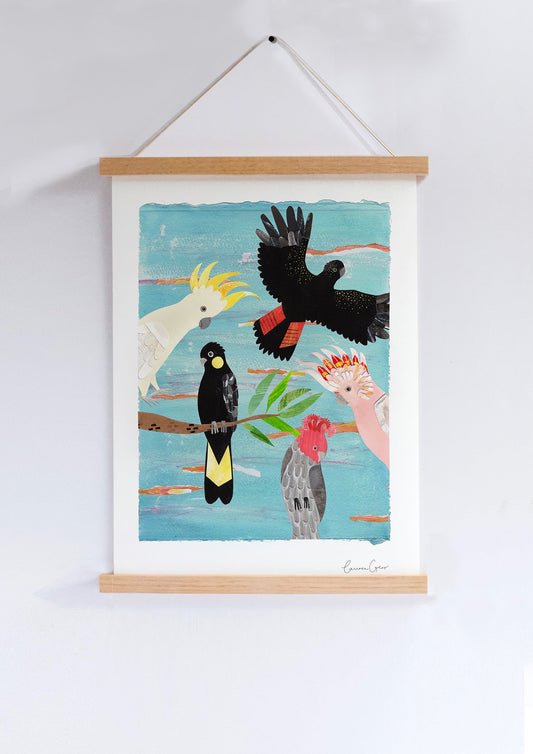 Art Print - Australian Cockatoos