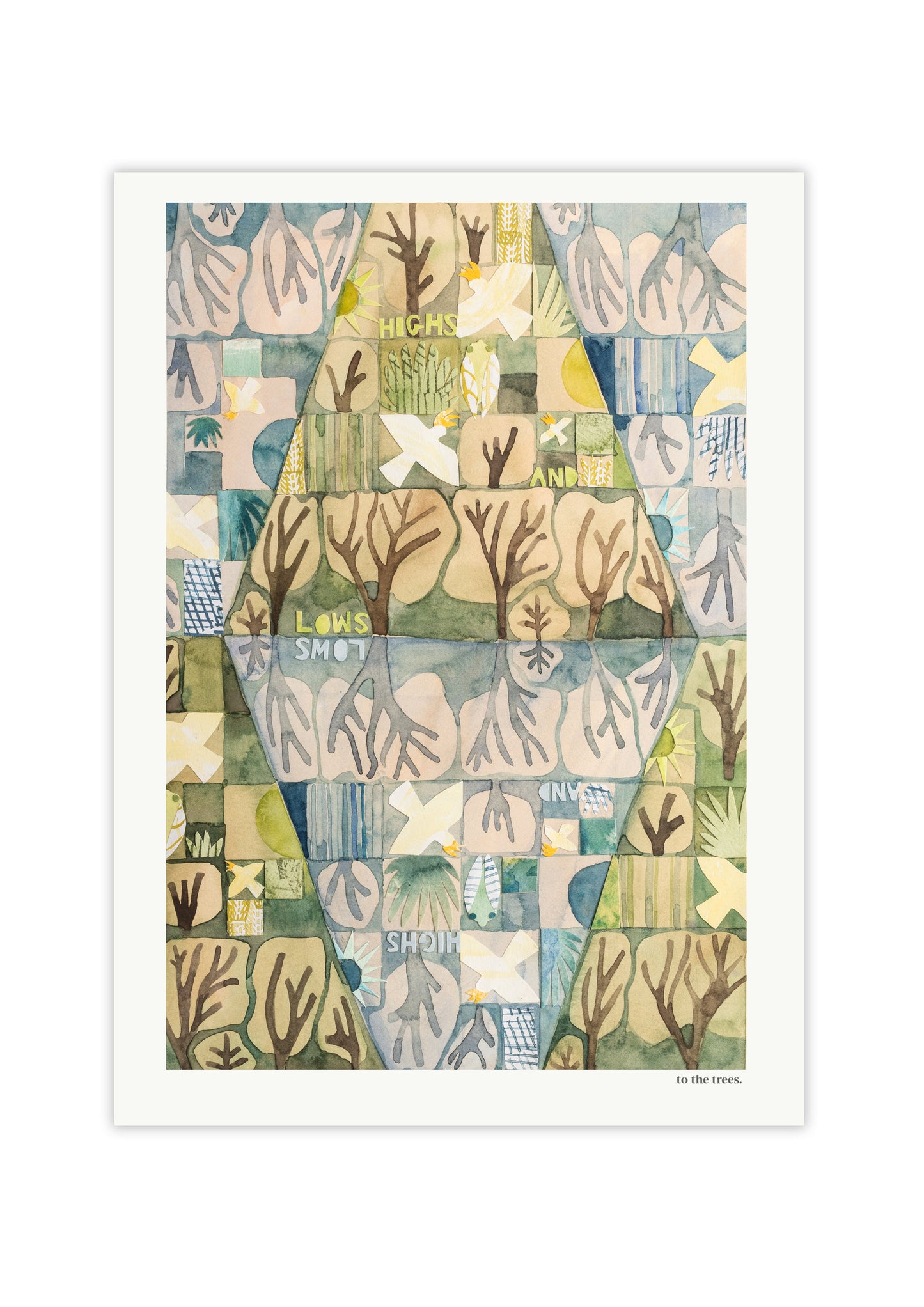 Highs & Lows Art Print | Australian Landscape Wall Decor