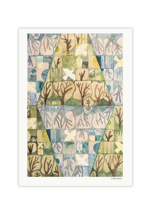 Highs & Lows Art Print | Australian Landscape Wall Decor