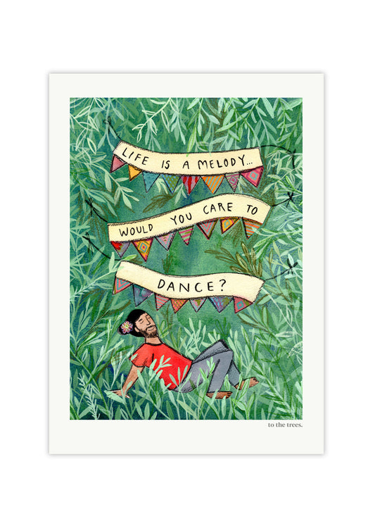 Art Print - Life is a Melody