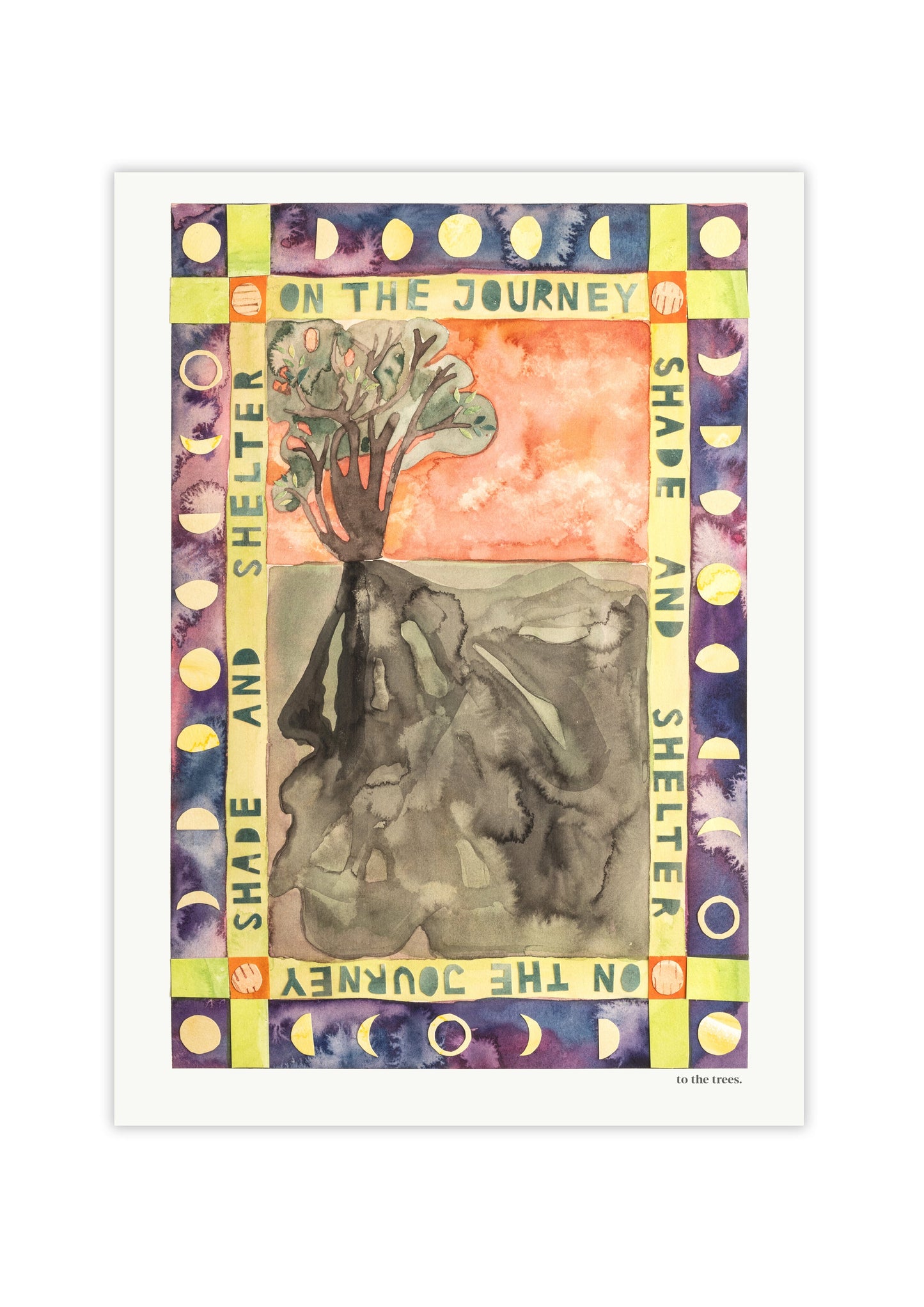 Shade & Shelter Art Print | Australian Nature Inspired Wall Art