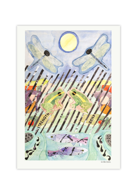 Strength & Bend Art Print | Australian Botanical Wall Art