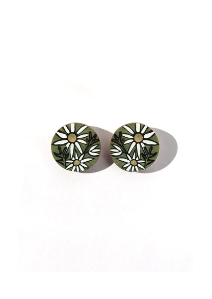 Flannel Flower Earrings