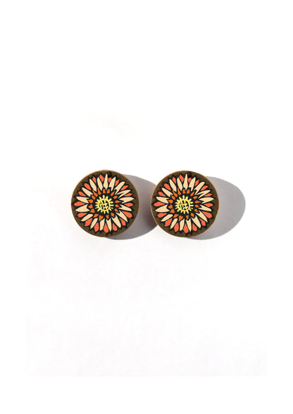 Strawflower Blossom Earrings
