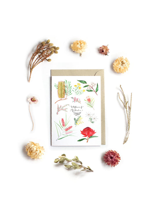 Greeting Card - Some Wildflowers of Australia
