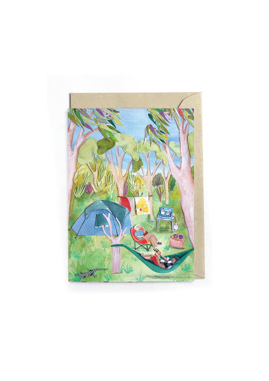 Camping with Goannas Card