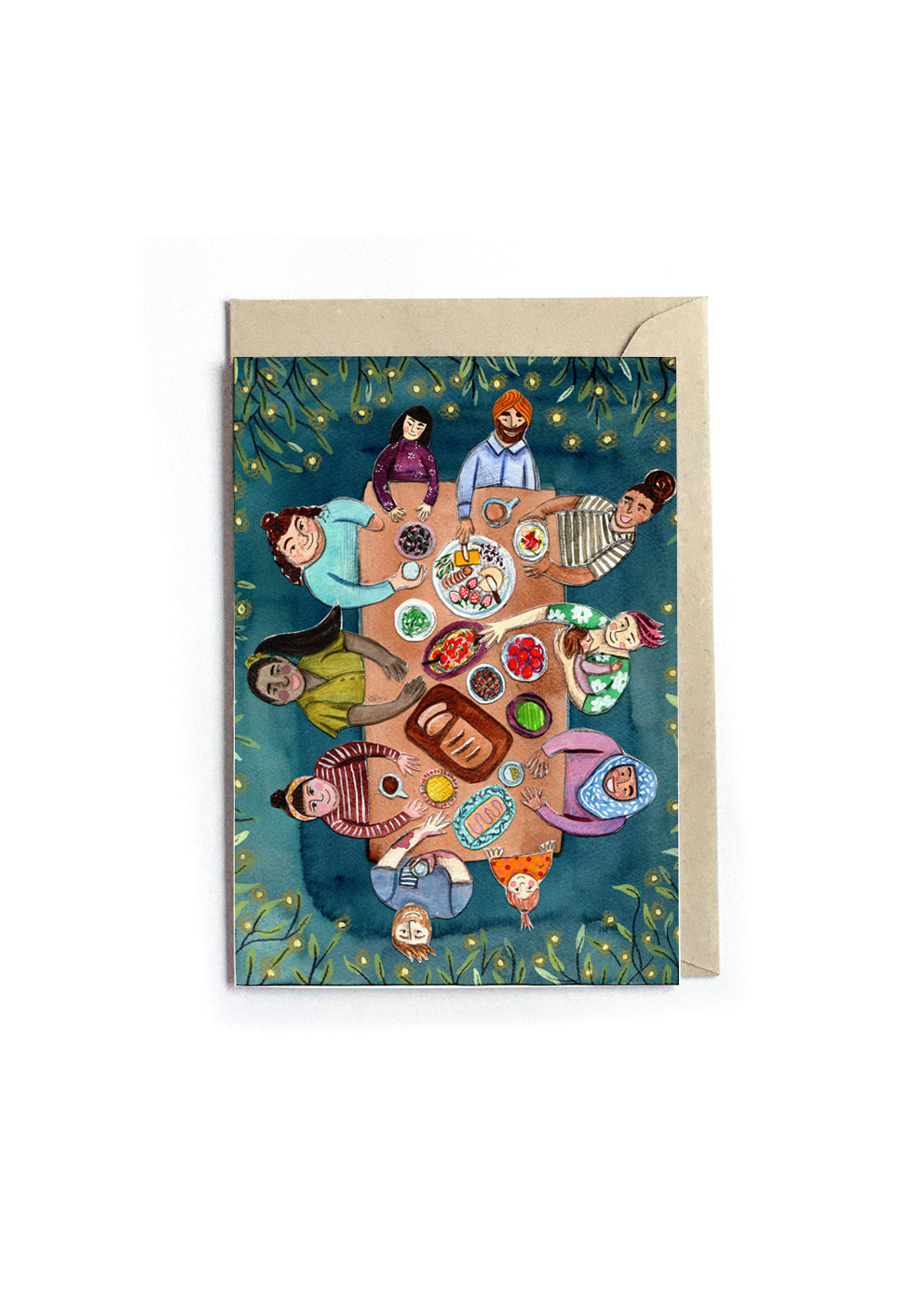 Greeting Card - Dinner Party