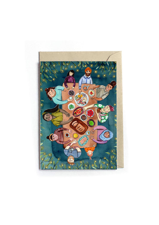 Greeting Card - Dinner Party